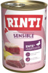 RINTI 6x400g RINTI Sensible Kacsa, csirkemáj & burgonya nedves kutyaeledel