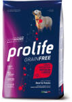 Prolife 10kg Prolife Grain Free marha & burgonya száraz kutyatáp