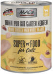 MAC's 12x800g MAC´s Cat Csirke PUR & egész szárnyasszív nedves macskatáp