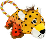 KONG KONG Cozie Tuggz gepárd kutyajáték - S/M méret: kb. H 26, 7 x Sz 14, 6 x M 8, 9 cm
