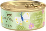 Terra Faelis 36x70g Terra Felis Kitten marha & nyúl nedves macskatáp