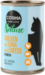 Cosma 6x140g Cosma Nature nedves macskatáp- Csirke, tonhal & sajt