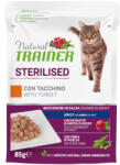 Natural Trainer 24x85g Natural Trainer Adult Sterilised macska nedvestáp - Pulyka