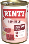 RINTI 24x400g RINTI Sensible Marha & rizs nedves kutyatáp