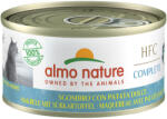 Almo Nature 6x70g Almo Nature HFC Complete Makréla & édesburgonya nedves macskaeledel