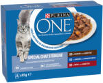 ONE 8x 85g PURINA ONE Sterilised nedves macskaeledel vegyesen