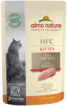 Almo Nature 6x55g Almo Nature HFC Kitten csirke nedves kiscicatáp