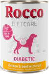 Rocco 12x400g Rocco Diet Care Diabetic csirke, marha & rizs nedves kutyatáp