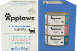 Applaws 24x156g Applaws halválogatás hallében nedves macskatáp