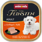  Animonda Vom Feinsten 24x150g animonda vom Feinsten Adult szárnyas & borjú nedves kutyatáp