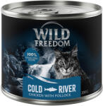 Wild Freedom 6x200g Wild Freedom Adult nedves macskatáp - Cold River - lazac & csirke