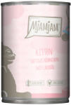  MjAMjAM 24x400g MjAMjAM Kitten gazdaságos csomag nedves macskaeledel - Szaftos csirke lazacolajjal