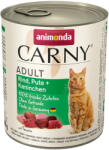 Animonda 6x800g animonda Carny Adult marha, pulyka & nyúl nedves macskatáp