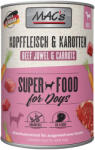 MAC's 12x400g MAC's Adult fejhús & sárgarépa nedves kutyatáp