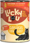 Lucky Lou 24x400g Lucky Lou Adult Szárnyas nedves macskatáp