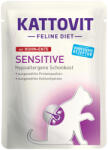 KATTOVIT 24x85g Kattovit Sensitive tasakos nedves macskatáp- Csirke & kacsa