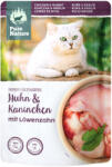  Pure Nature 24x85g Pure Nature Feline Csirke & nyúl nedves macskaeledel