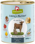 GranataPet 12x800g Liebling´s Mahlzeit nedves kutyatáp-Borjú & nyúl, cukkini, tök & lenolaj