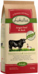 Lukullus 1, 5kg Lukullus Angus-marha & kacsa hidegen sajtolt száraz kutyatáp