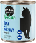 Cosma 6x280g Cosma Nature nedves macskatáp - Tonhal & szardella