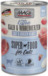 MAC's 6x400g MAC´s Cat Kitten borjú & csirkeszív nedves macskatáp