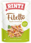 RINTI 48x100 RINTI Filetto Pouch in Jelly nedves kutyaeledel - Kacsa zöldséggel