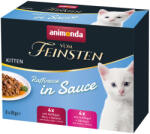 Animonda Vom Feinsten 8x85 g Animonda vom Feinsten Kitten Raffinesse szószban nedves macskatáp mix