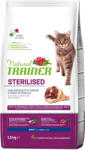 Natural Trainer 1, 5kg Natural Trainer Cat Sterilised nyers sonka száraz macskatáp
