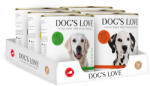 DOG’S LOVE 6x800g Dog's Love Adult nedves kutyatáp Mix (6 változattal