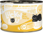  Lucky Lou 24x200g Lucky Lou Adult Sterilized szárnyas & marha nedves macskatáp