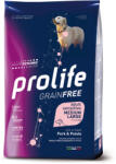 Prolife Multipack megtakarítás! 2 x Prolife - 2 x 10 kg Grain Free Adult Sensitive Medium/Large sertéshús és burgonya, gabonamentes felnőtteknek