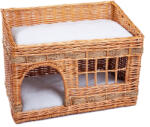 zooplus Pueblo macskaház, H 56 x Sz 36 x M 42 cm, natúr