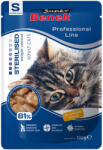 Super Benek 24x100g Super Benek Professional Line Sterilized Adult szárnyas nedves macskatáp