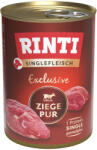 RINTI 24x400g Rinti Singlefleisch nedves kutyatáp- Exclusive kecske pur