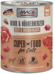 MAC's 12x800g MAC´s Cat nedves macskatáp- Marha & csirkeszív