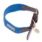  Nomad Tales Nomad Tales Bloom nyakörv kutyáknak, sapphire (zafírkék)- L méret: 46 - 52 cm nyakkerület, Sz 38 mm