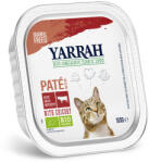 Yarrah 6x100g Yarrah bio paté Bio marha & bio cikória nedves macskatáp