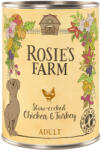Rosie's Farm 6x400g Rosie's Farm Adult nedves kutyatáp- Csirke & pulyka