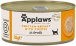 Applaws 6x70g Applaws húslében csirkemell & sajt nedves macskatáp