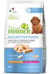 Natural Trainer 3x2kg Natural Trainer Puppy & Junior Small & Toy csirke száraz kutyatáp