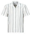 SELECTED Rövid ujjú ingek SLHRELAXNEW-LINEN Kék EU S