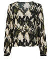 ONLY Blúzok ONLJESSIE FR L/S BUTTON TOP CS PTM Fekete EU S