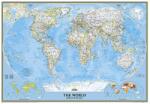  A Világ (The World) falitérkép 109*76 cm - mágnessel jelölhető, keretezett