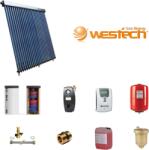 Westech Pachet Westech WT-B58 panou solar cu 22 tuburi vidate si boiler bivalent 200 litri (PAC.WT22-B200)