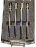Astro Pneumatic turbómaró készlet puha fémhez, ALU fogazás, 4 darabos, hosszú (2187)