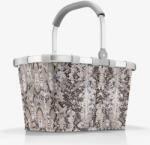 Reisenthel CARRYBAG , szürke-rózsaszín kígyó mintás bevásárlókosár BK1040 - borond-aruhaz