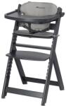 Bebeconfort Timba with tray and cushion Graphite fa etetőszék
