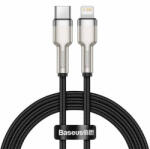 Baseus Cablu Date/Incarcare Baseus USB-C - Lightning Cafule Series Metal 20W 1m Negru
