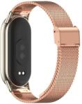 Tech-Protect Milaneseband compatibila cu Xiaomi Mi Band 8 / 8 NFC Rose Gold (9490713935163)