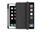 HAFFNER Apple Ipad 10.2 (2019/2020/2021) Tablet Tok On/off Funkcióval, Apple Pencil Tartóval - Black (eco Csomagolás) - kontaktor